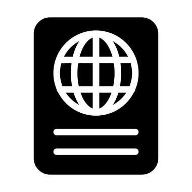 Uluslararası seyahat pasaport beyaz arka plan üzerinde izole 