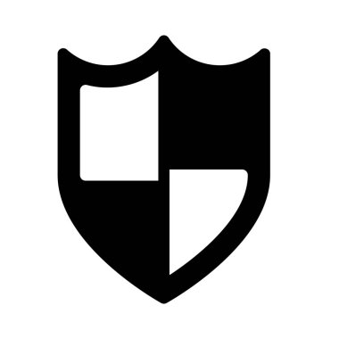 Anti virüs koruması beyaz arka plan üzerinde izole 