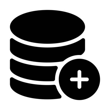 Veritabanı vektör çizim Ekle