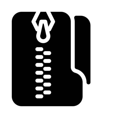 ZIP veya klasörü sıkıştırmak basit vektör çizim