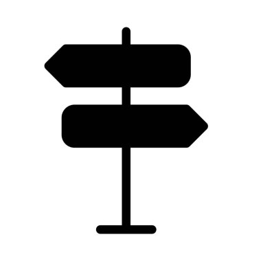 Yön yön okları basit vektör çizim