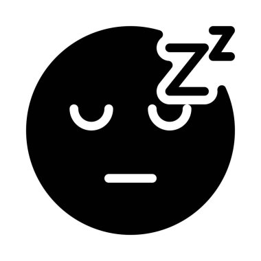 Uyku veya diğer basit vektör çizim