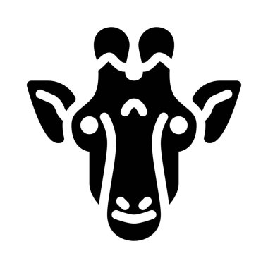 Yaban hayatı zürafa beyaz arka plan üzerinde izole hayvan