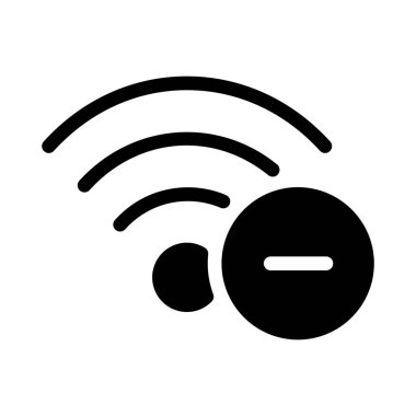 Beyaz arka plan üzerinde izole Wifi ağı kaldır 