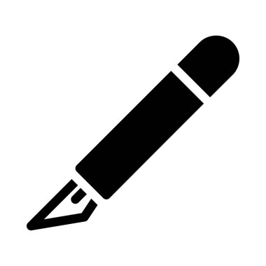 Basit vektör çizim simgesini kesici tasarım aracı