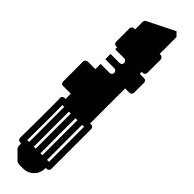 Beyaz üzerine izole Edilmiş Hafif Silah Sistemi simgesi