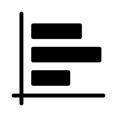 Beyaz arka plan üzerinde izole yatay ilerleme çubuğu simgesi 