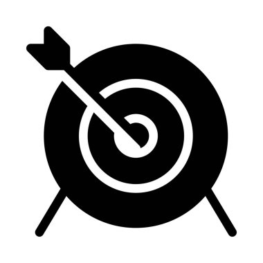 Okçuluk tahtada beyaz arka plan amaç