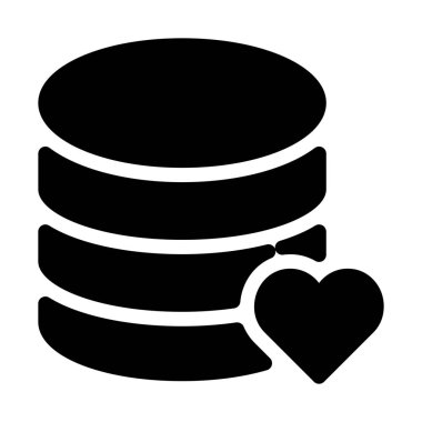 Basit vektör çizim simgesini favori ağ depolama