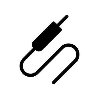 Kablolu Audio Hat basit vektör çizim