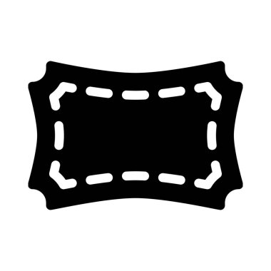 Basit vektör çizim simgesini curvy şekil çerçeve