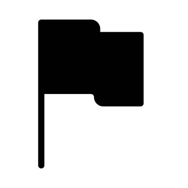 Flag or Report user isolated on white background