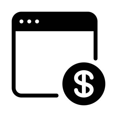 Web Payment Getaway  icon isolated on white 