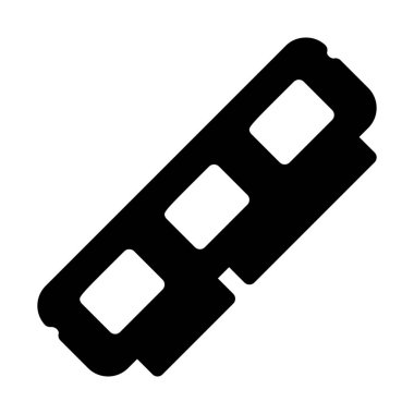 Beyaz arka plan üzerinde izole rasgele erişim belleği 