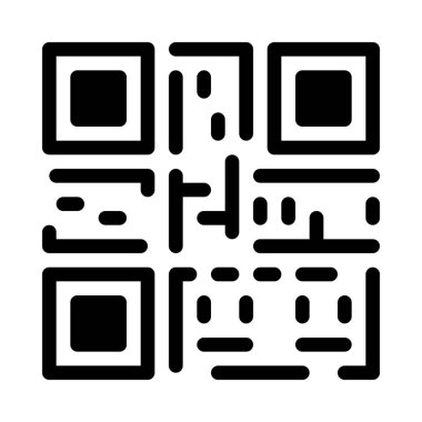 Beyaz arka plan üzerinde izole hızlı yanıt kodu 