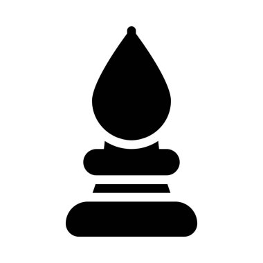 Bishop satranç oyunu, vektör tasarımı