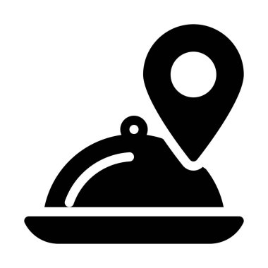 Restoran beyaz zemin üzerine yerleştirin