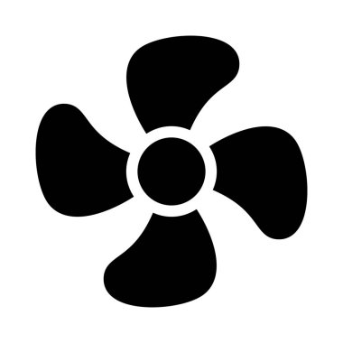 fan beyaz arkaplanda izole edildi