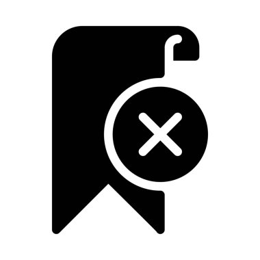 Temizleme veya yer imi simgesi üzerinde beyaz izole silme