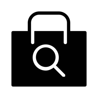 Arama veya arama çanta basit vektör çizim