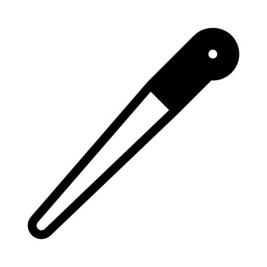 Basit vektör illüstrasyon işareti whetstone çubuk