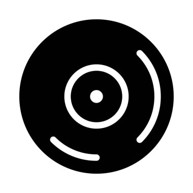 Basit vektör çizim simgesi boş CD