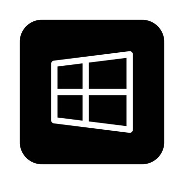 Windows Başlat menüsü basit vektör çizim