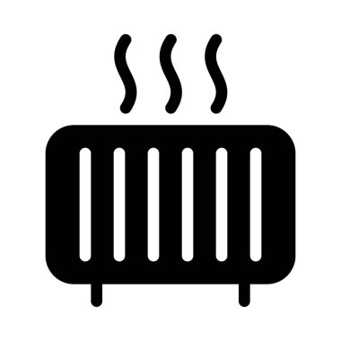 Beyaz arka plan üzerinde izole Oda Isıtma Ünitesi