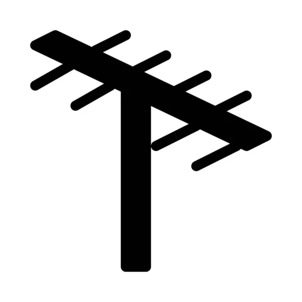 Antenna Analogica Progettazione Vettoriale — Vettoriale Stock