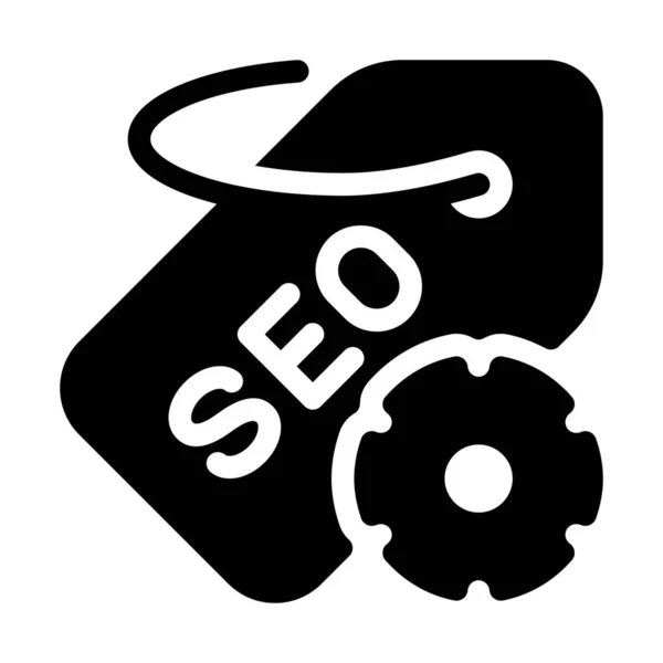 Enkla Vektorillustration Seo Tag Inställningar — Stock vektor