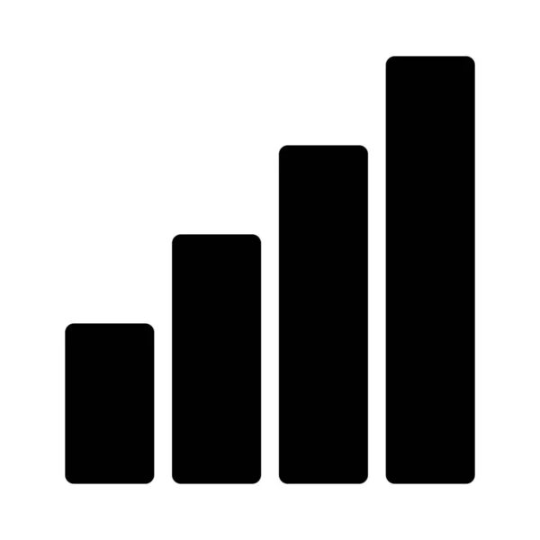 Eenvoudige Vector Afbeelding Van Cel Signaal Bars — Stockvector