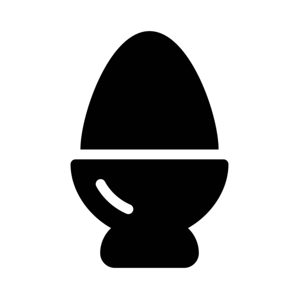 Uovo Isolato Sfondo Bianco — Vettoriale Stock