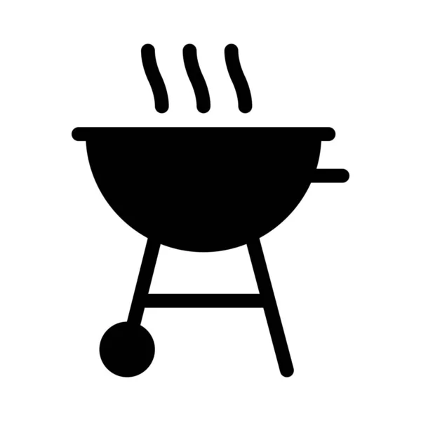 Icona Web Barbecue Progettazione Vettoriale — Vettoriale Stock