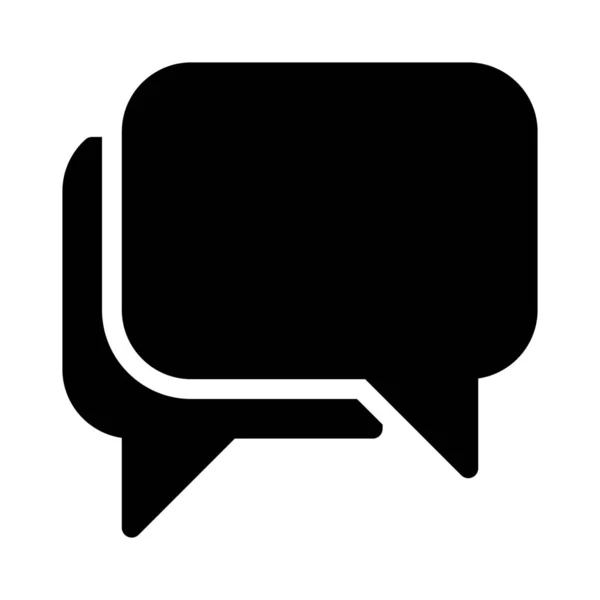 Eenvoudige Vector Afbeelding Van Tekstballonnen Messenger — Stockvector