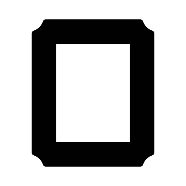 単純な長方形フレームの単純なベクトル イラスト — ストックベクタ