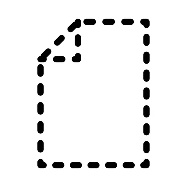 Sécuriser Masquer Fichier Isolé Sur Fond Blanc — Image vectorielle