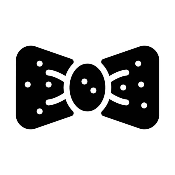 Fancy Bow Tie White Background — ストックベクタ