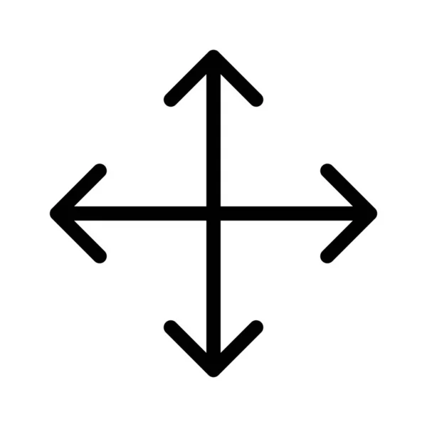 Dirección Lateral Seleccione Sobre Fondo Blanco — Archivo Imágenes Vectoriales