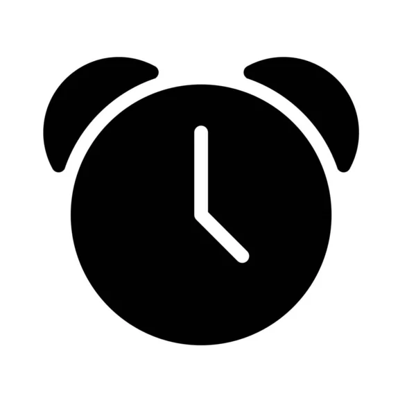 Cuadro Alarma Reloj Vector Ilustración — Vector de stock