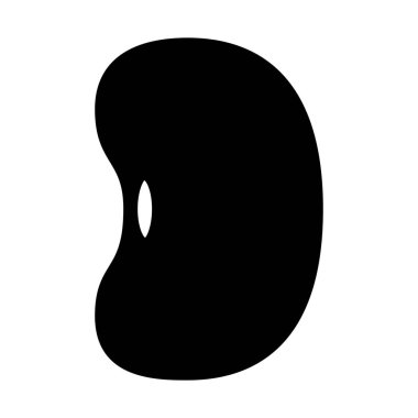 Beyaz arka plan üzerinde kuru fasulye Kuru