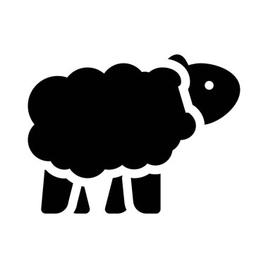 Basit vektör çizim koyun