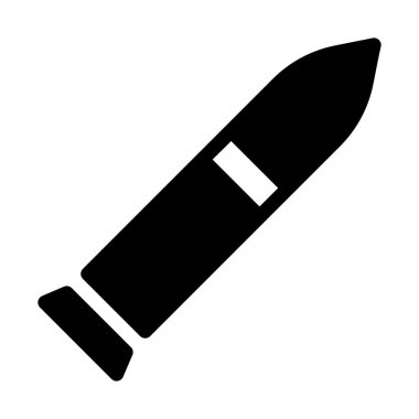 Roket Booster beyaz arka plan üzerinde izole kabuk 