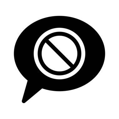 Basit vektör çizim simgesini blok veya görevden sohbet