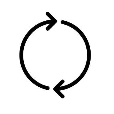 Yenileme veya beyaz arka plan üzerinde izole eşitleme 