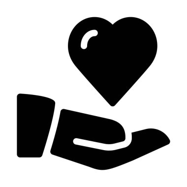 Sevgi ve bakım beyaz arka plan üzerinde izole kalp