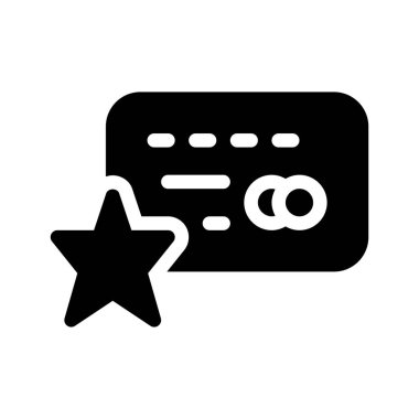 Beyaz arka plan üzerinde izole favori kart 