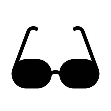 Üzerinde bir göz giyim izole gözlük arka plan beyaz