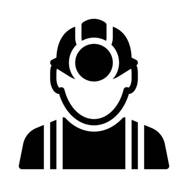 İşçi veya işçi basit vektör çizim