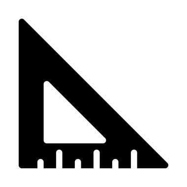 Üç taraflı basit vektör çizim kare ayarla