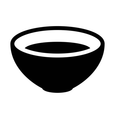 Çorba kasesi basit vektör çizim